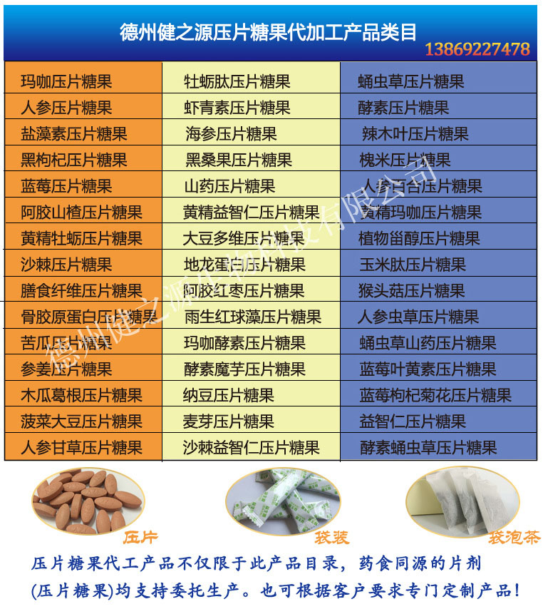 資深壓片糖果貼牌廠家 山東GMP生產車間